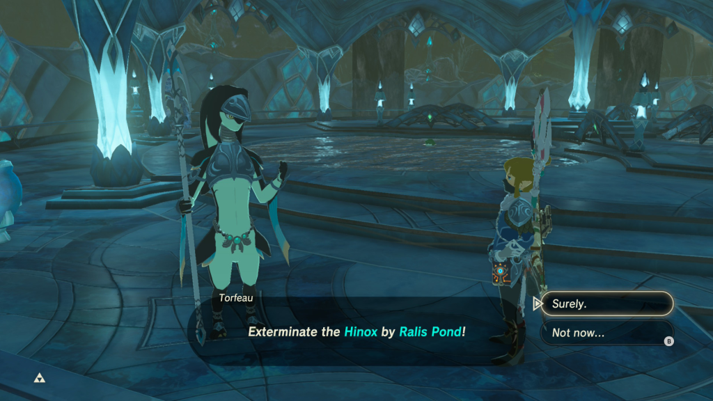 The Giant of Ralis Pond Breath of the Wild