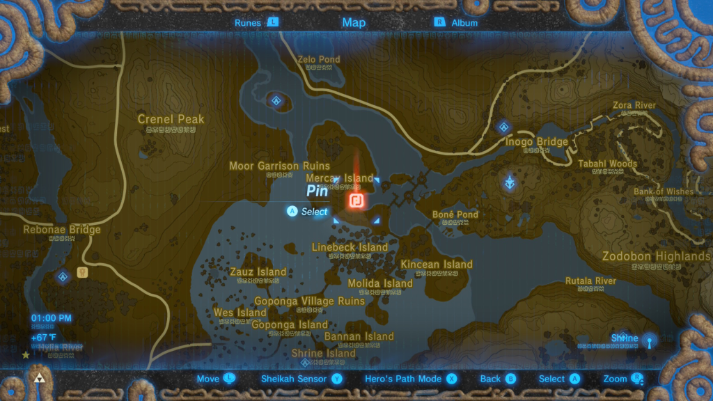 where the letter lands