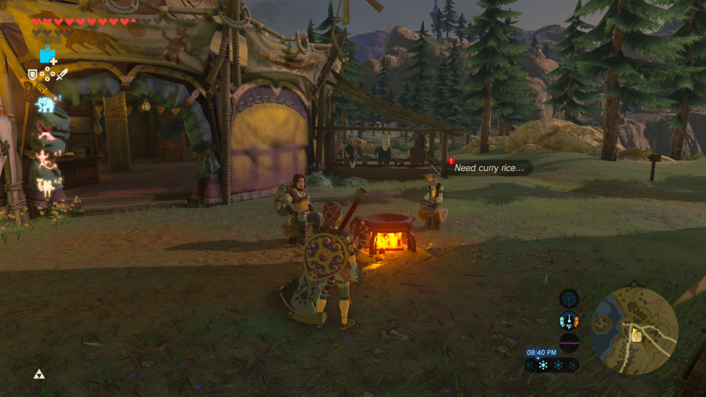 Breath of the Wild Curry for What Ails You how to start the quest