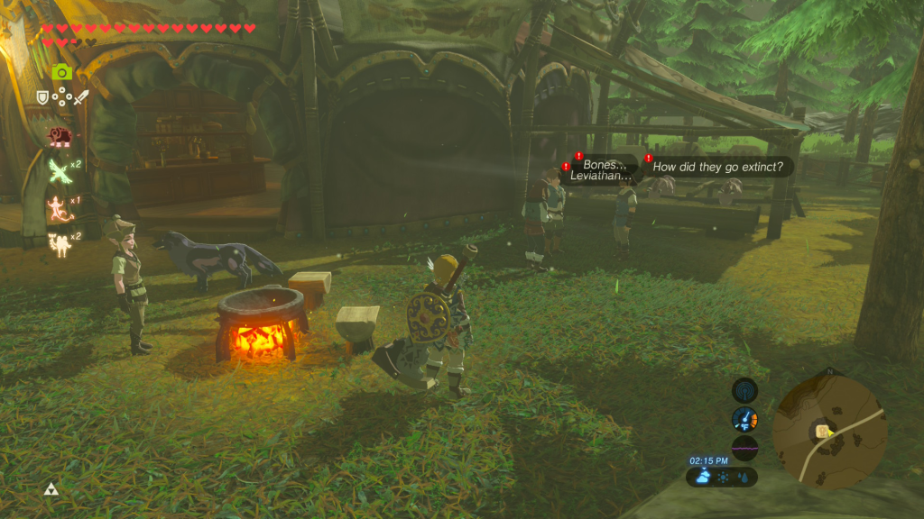 breath of the wild Leviathan Bones