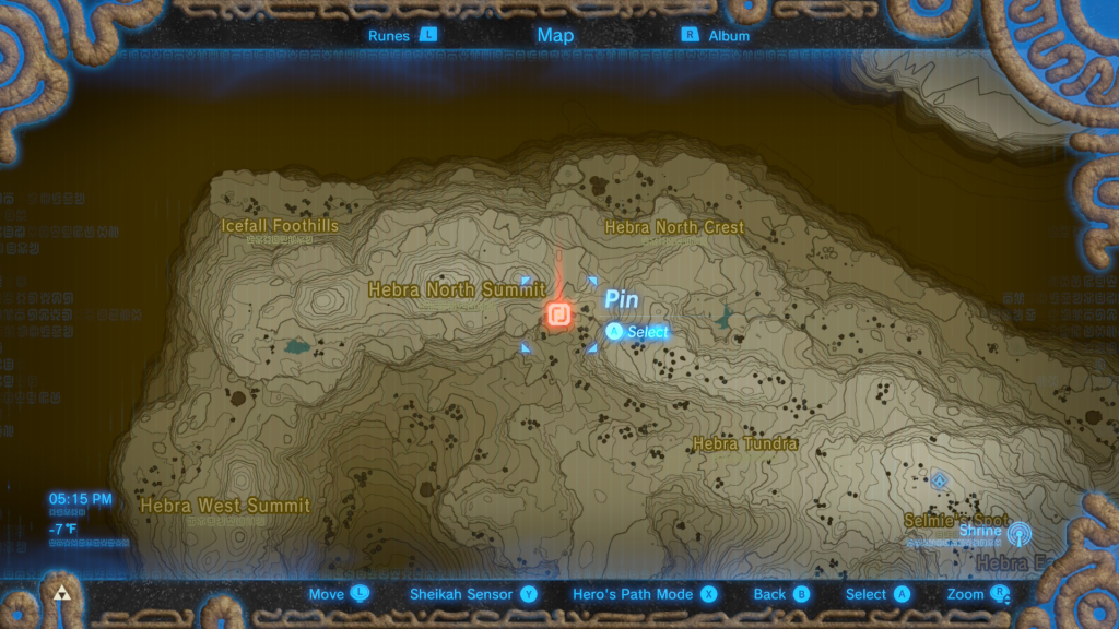 map picture of how to enter the cave with the leviathan bones
