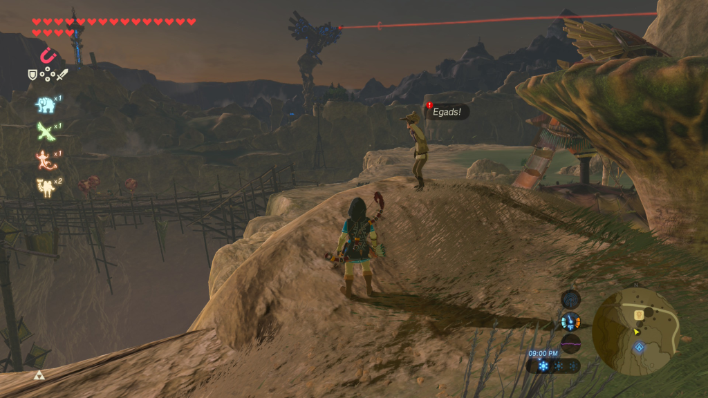 Breath of the wild Cliffside Etchings