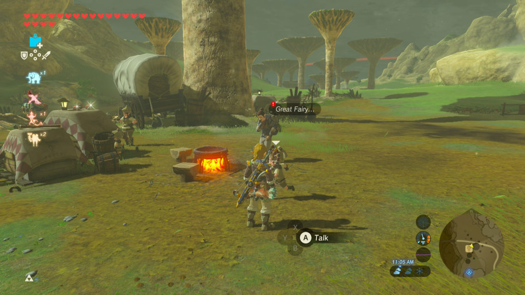 breath of the wild A Gift for the Great Fairy