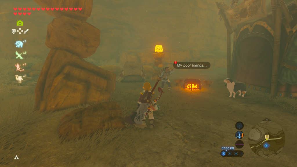 breath of the wild Missing in Action