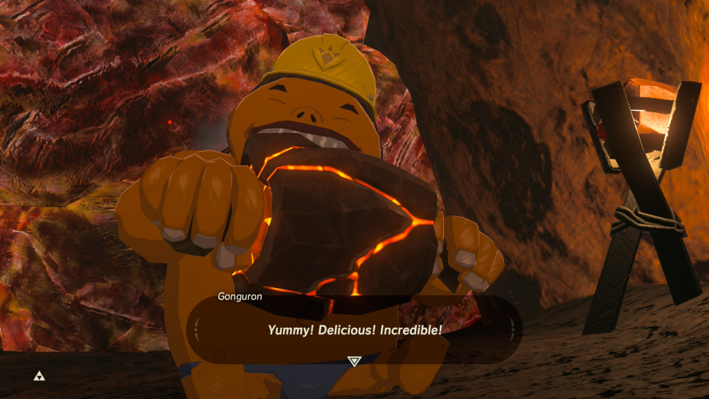 gonguron eating the rock roast