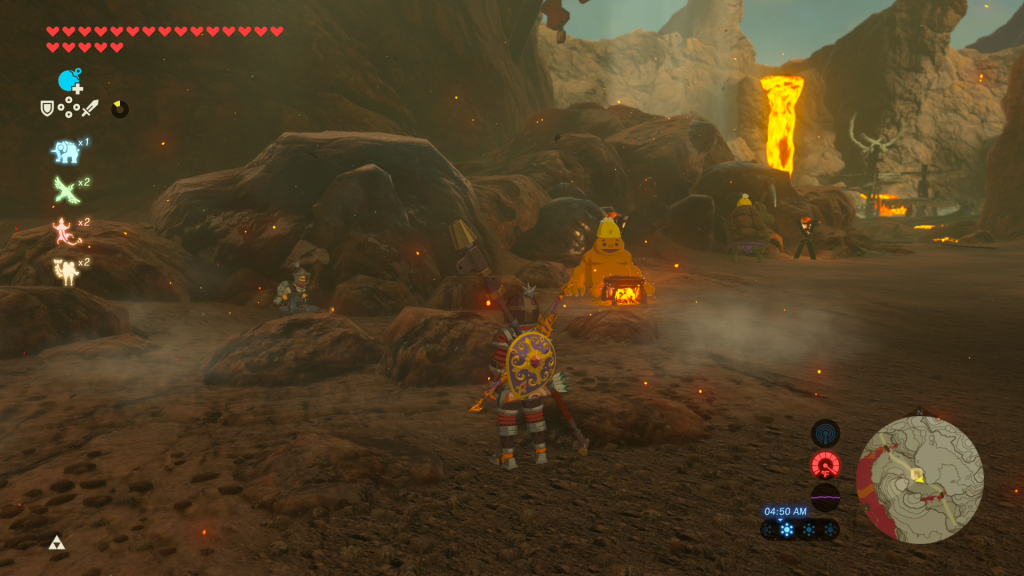 Breath of the Wild Fireproof Lizard Roundup