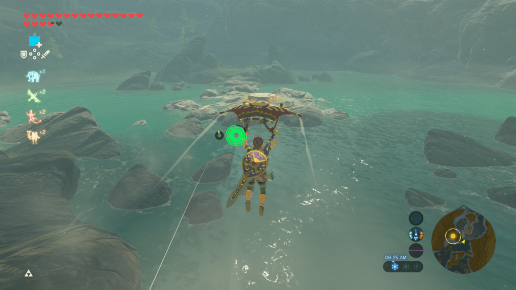 Glide to the platform