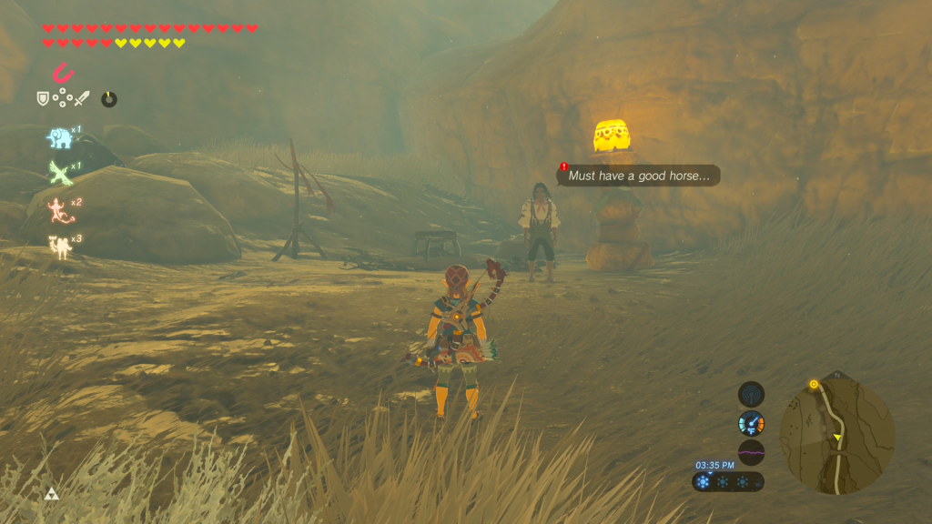 Good-Sized Horse breath of the wild