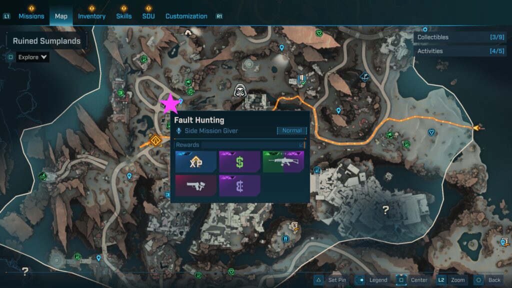 Borderlands 4 Fault Hunting side mission