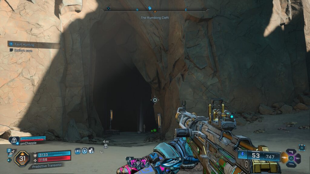 the cave