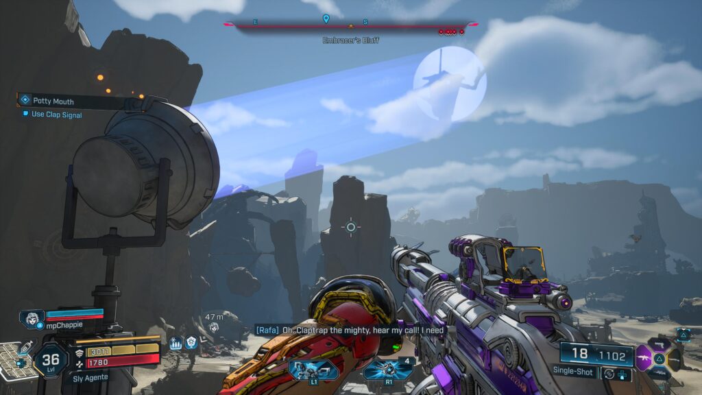 summoning claptrap batman style