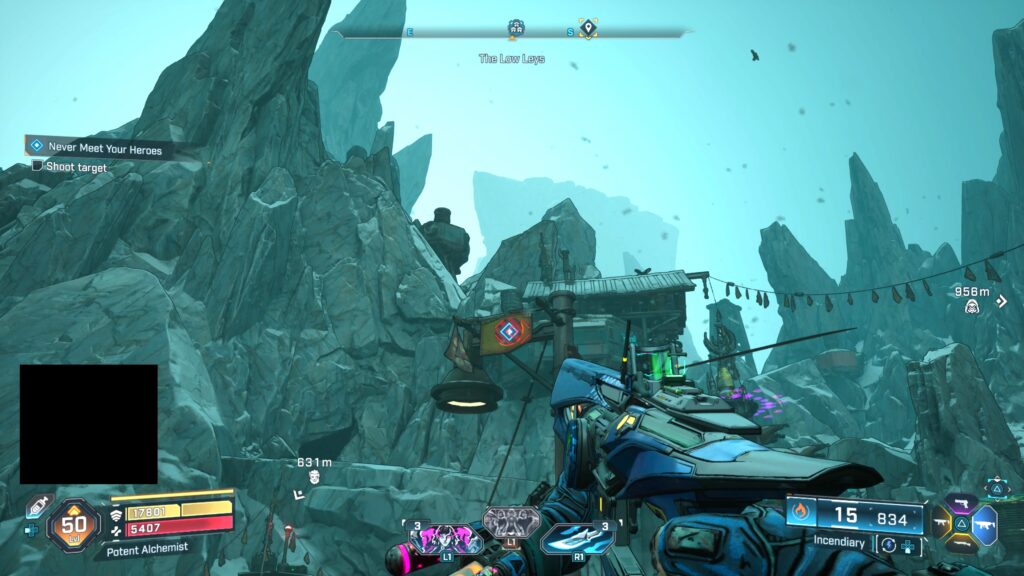 shoot the target on the light post