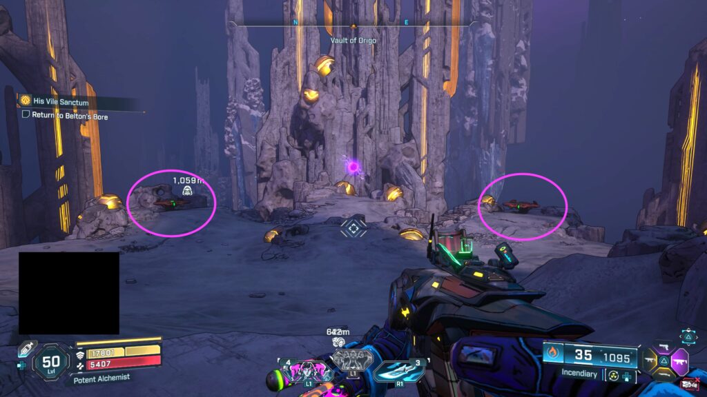 two red chests