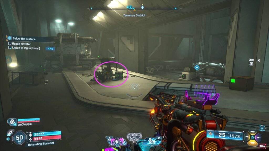 echo log