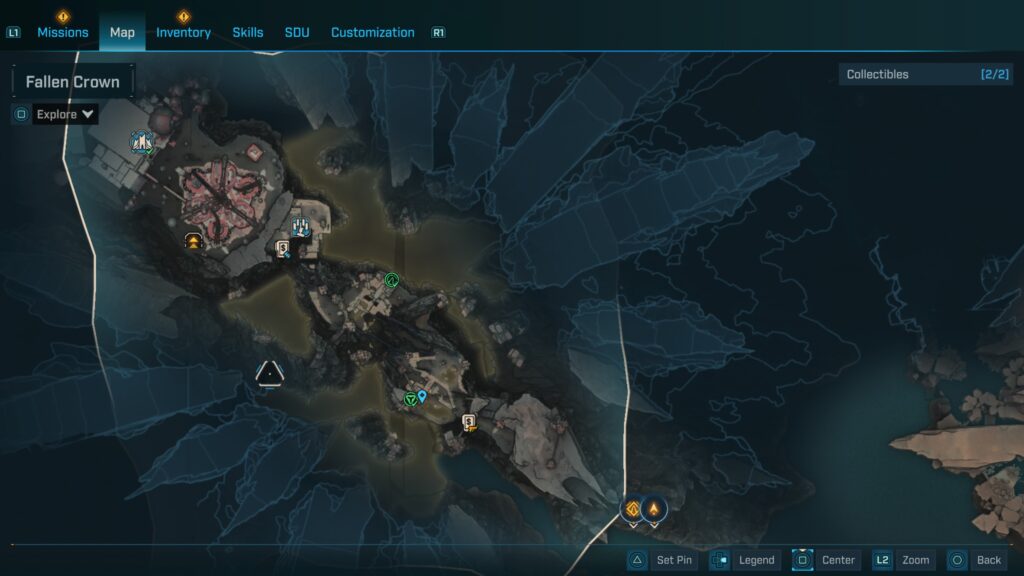 Carcadia Burn - Fallen Crown Area Guide