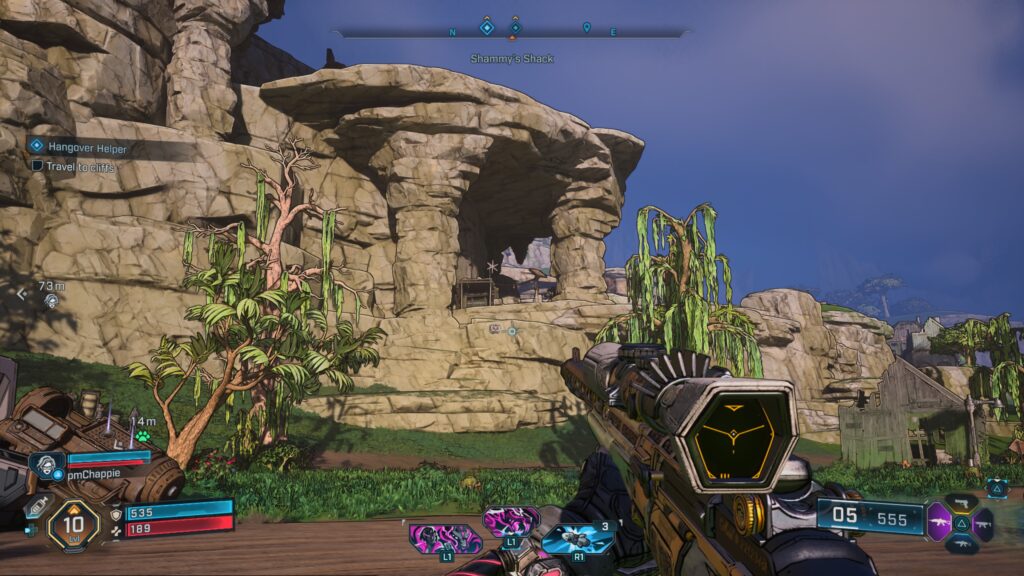 head up the cliff to find the fruit