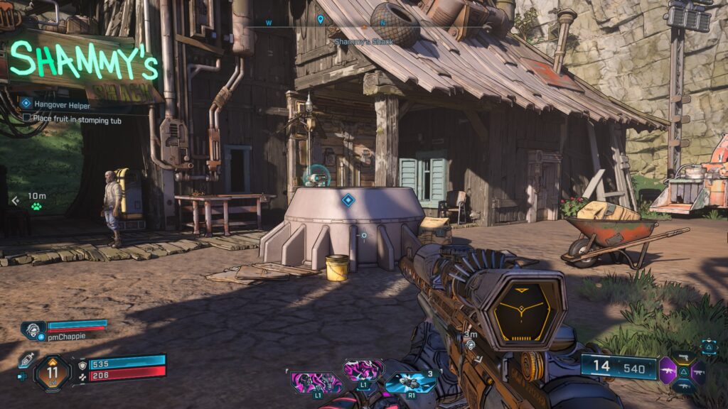 stomping tub to place the fruit in