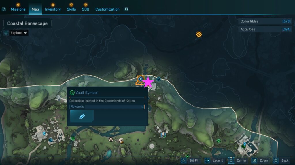 Vault Symbol in Coastal Bonescape