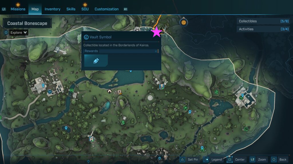 third vault symbol in coastal Bonescape