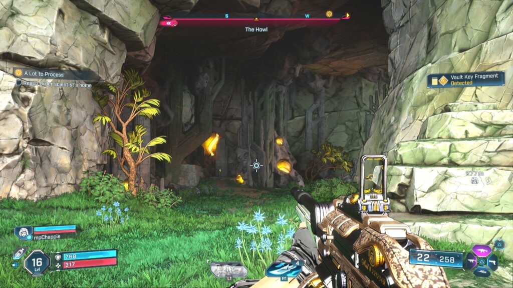 how to reach the howl vault key fragment