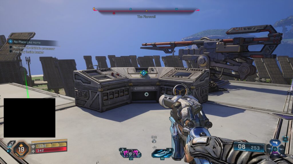 press button on console