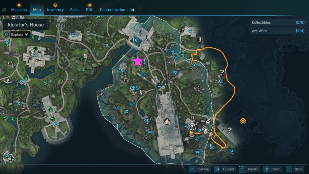 Borderlands 4 Idolator's Noose safehouse