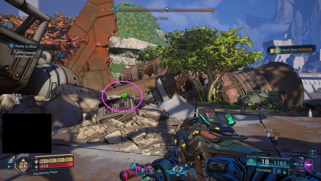 press the green button