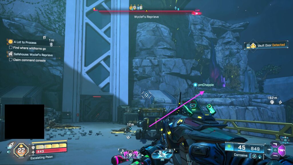 datapad for wyclef's Reprieve safehouse