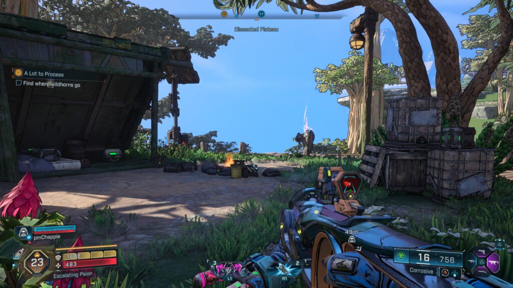 dissected plateau evocarium