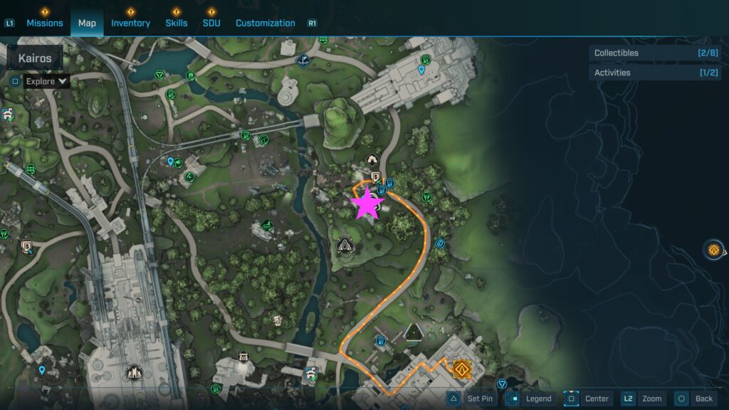 dissected plateau vault symbol