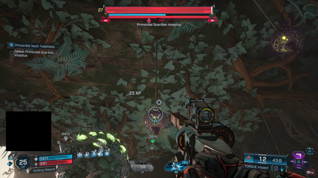 Grapple to hanging plants when in cocoon form