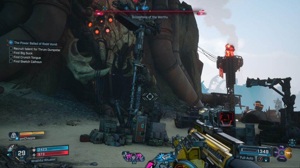 grindstone of the worthy propaganda speaker