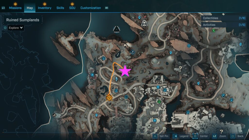 ruined sumplands propaganda tower