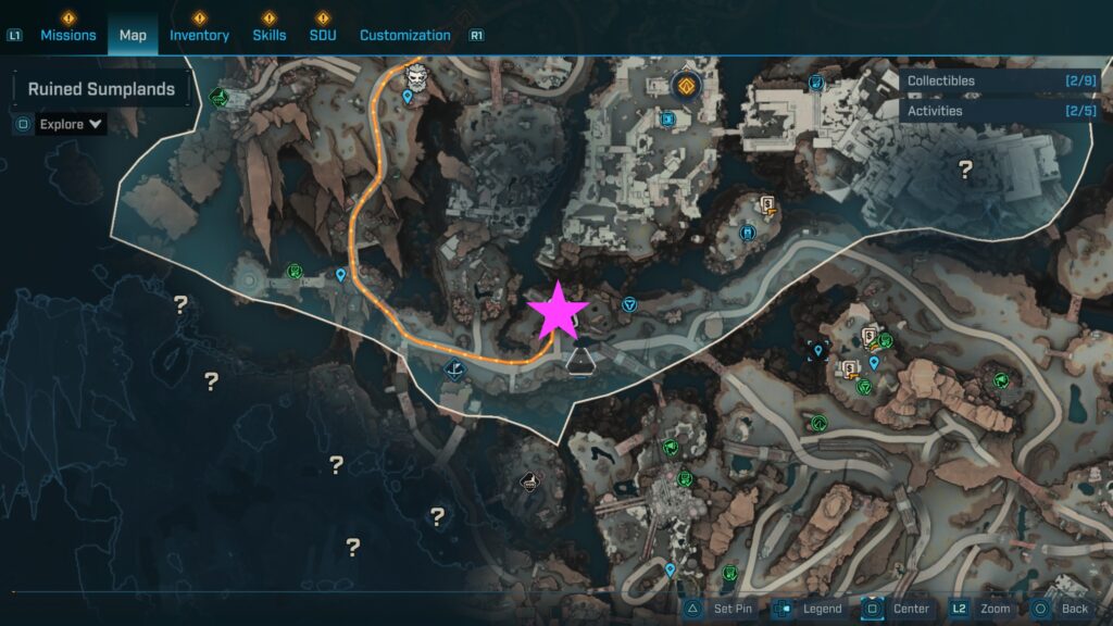 ruined sumplands echo log