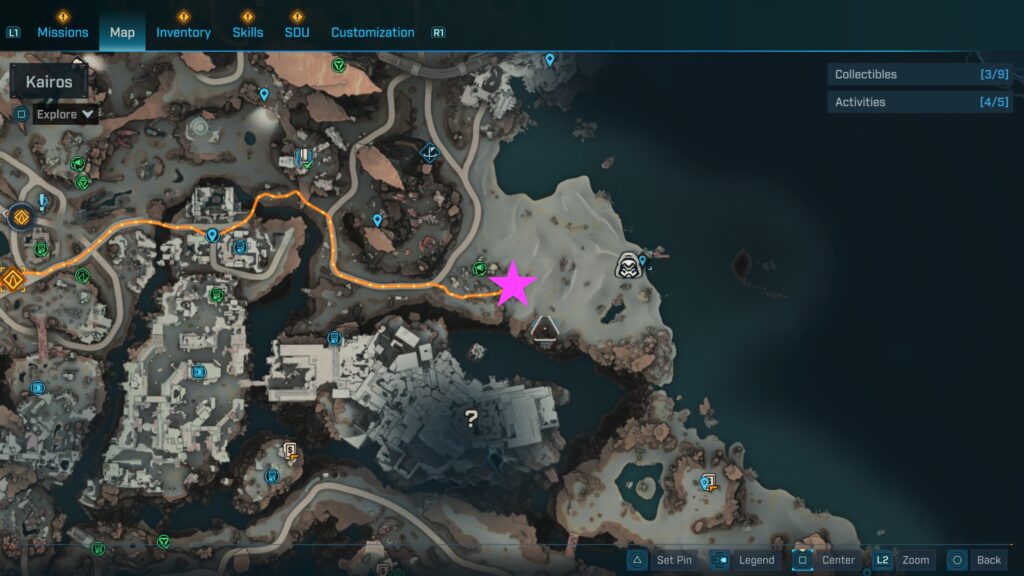 echo log on map