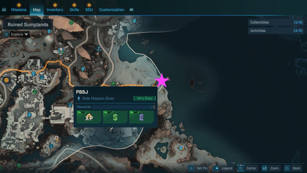 Borderlands 4 PB&J Side Mission