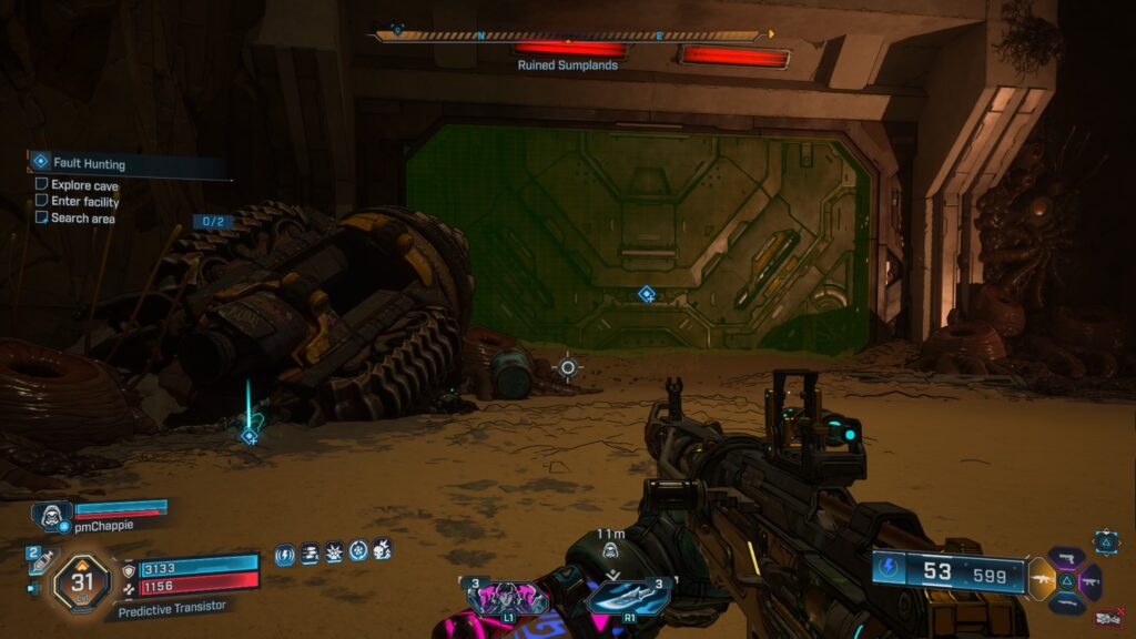 search the area for these two clues