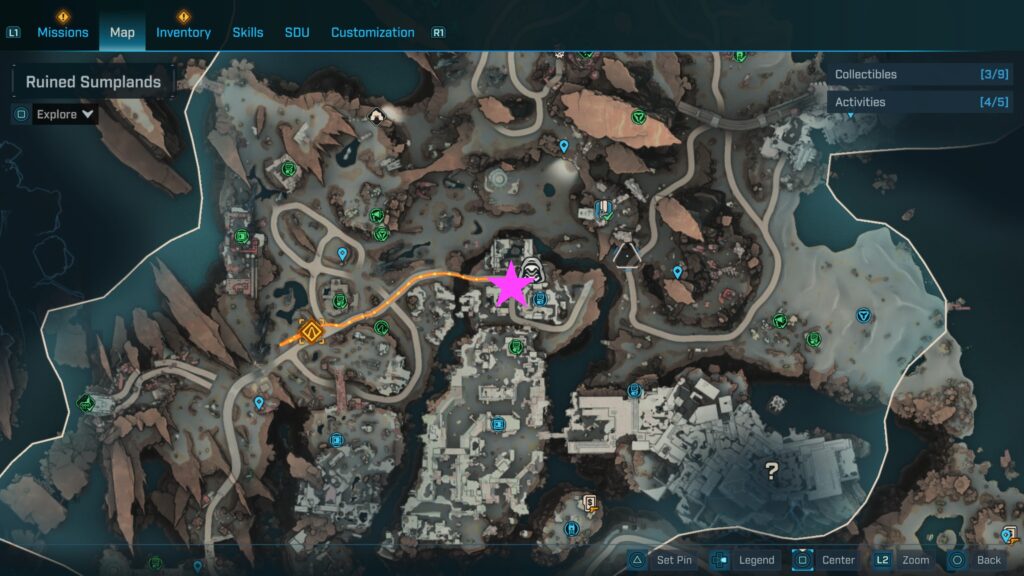 ruined sumplands Evocarium