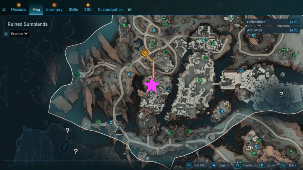 ruined sumplands electi safe