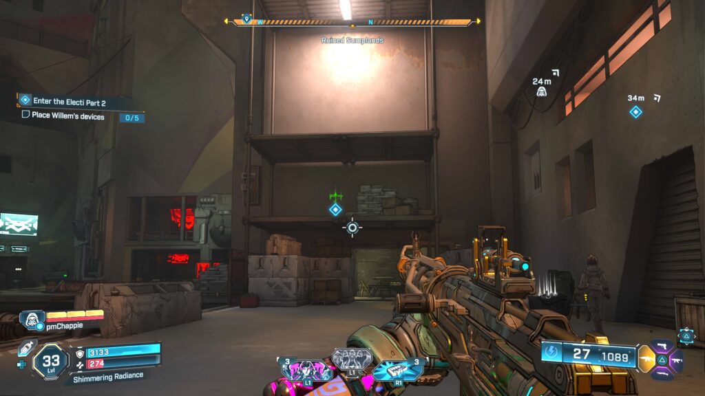 location to place willem's device during Enter the Electi Part 2 side mission