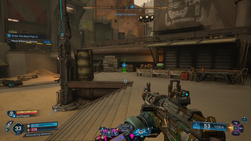 location to place willem's device during Enter the Electi Part 2 side mission