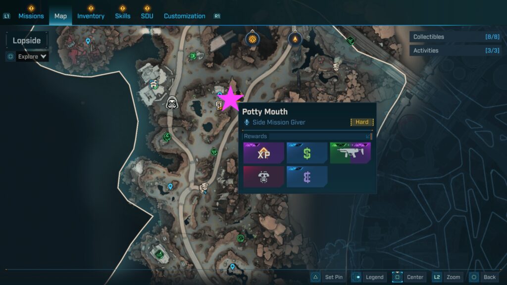 Borderlands 4 Potty Mouth side mission