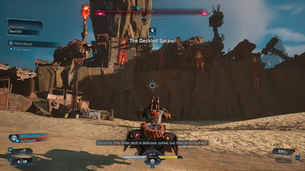 ripper camp at the deckled sprawl