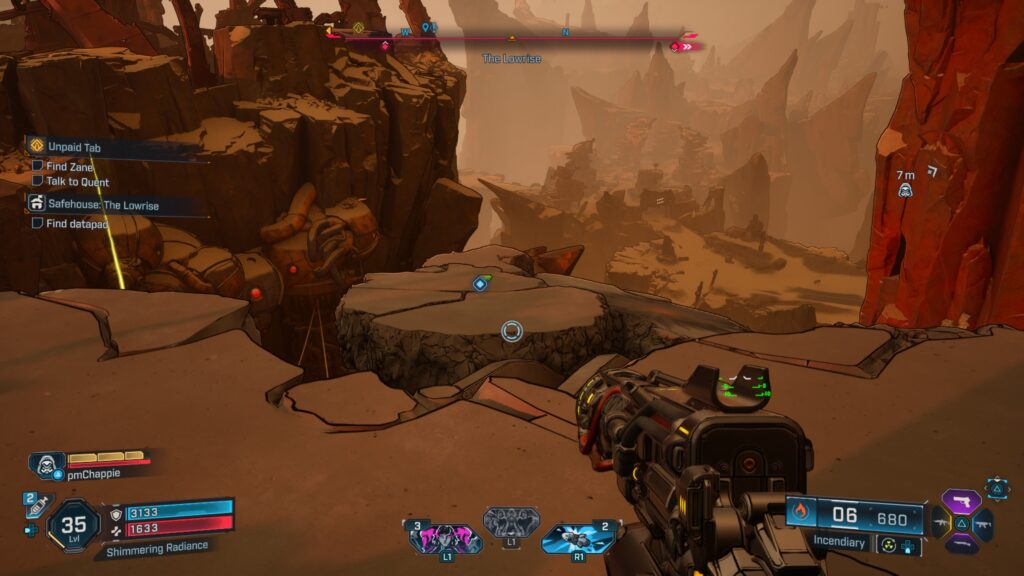 Borderlands 4: Carcadia Burn - Tonnage Peel Area Guide the lowrise safehouse datapad