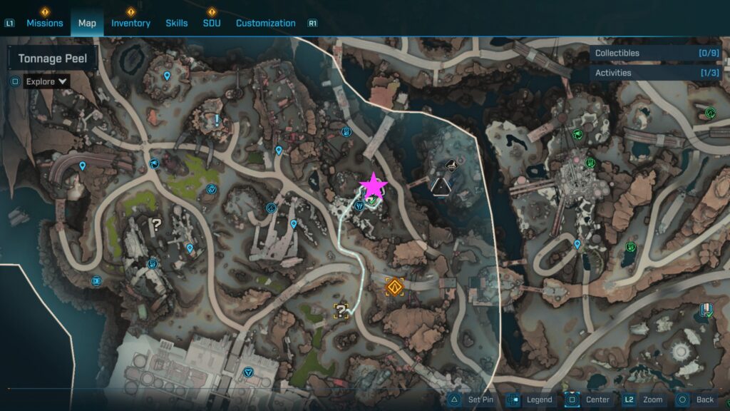 borderlands 4 tonnage peel echo log