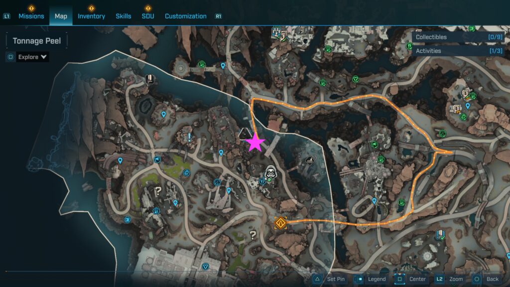 tonnage peel echo log