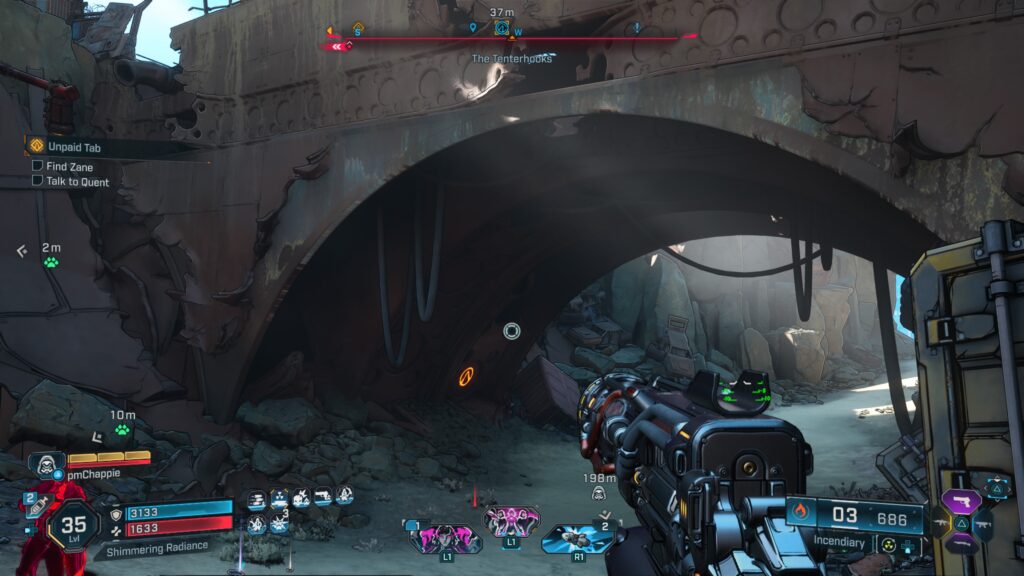 tonnage peel vault symbol under bridge