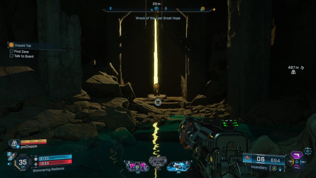 vault key fragment at the wreck of the last great hope