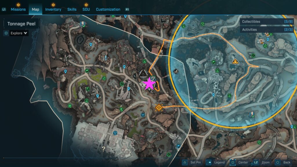 tonnage peel evocarium