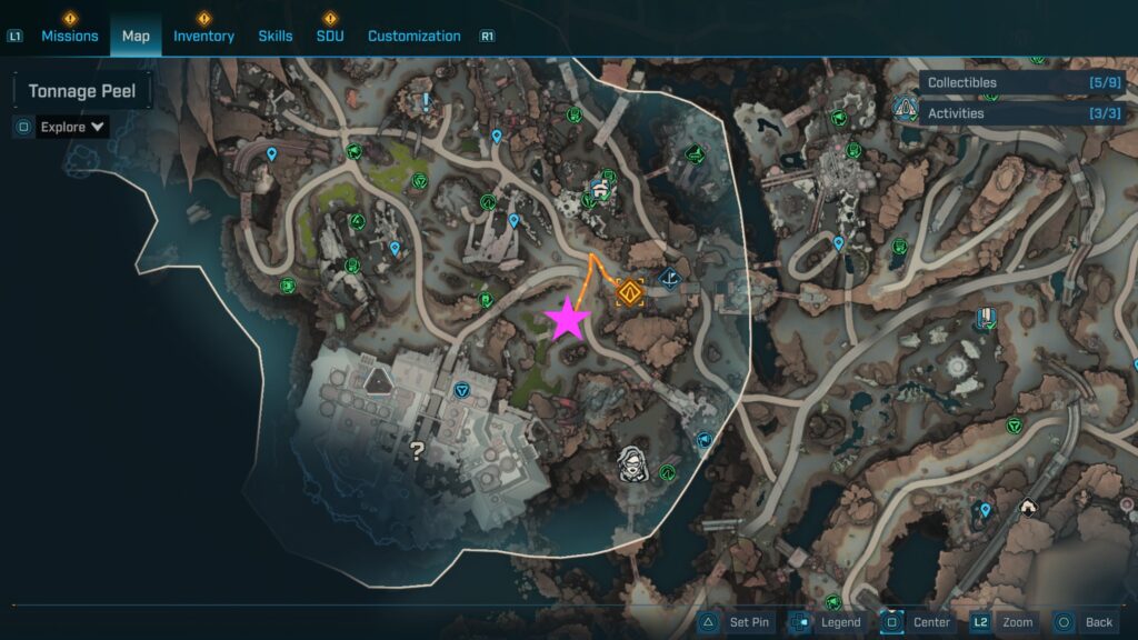 tonnage peel evocarium